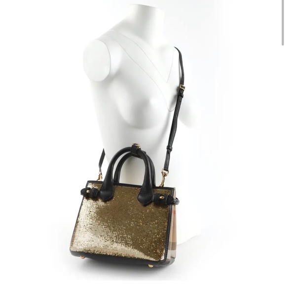 Burberry The Banner glitter handbag - Picture 5 of 6